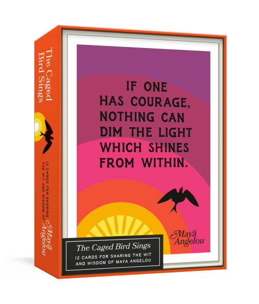 The Caged Bird Sings Note Cards: 12 Cards for Sharing the Wit and Wisdom of Maya Angelou