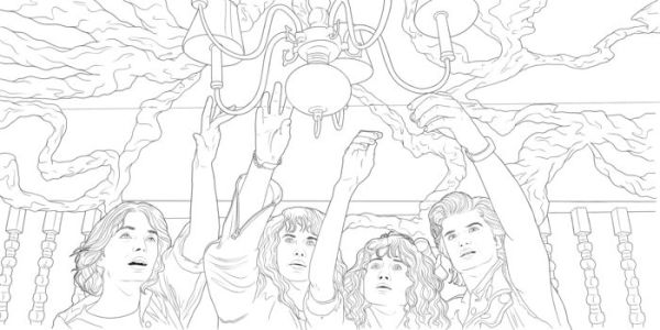 Stranger Things: The Official Coloring Book, Season 4 by Netflix
