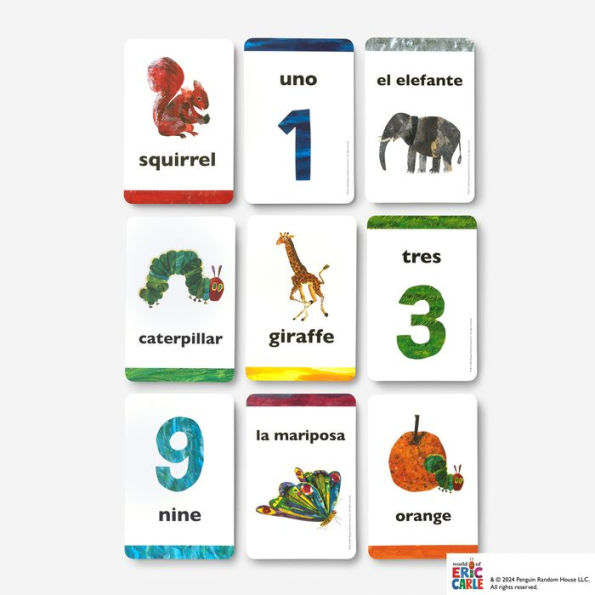 The World of Eric Carle Bilingual Flashcards: 50 Cards in English and Spanish