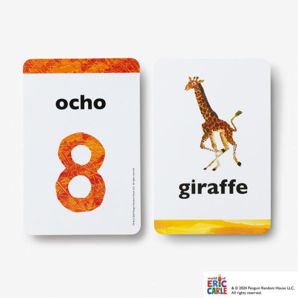 The World of Eric Carle Bilingual Flashcards: 50 Cards in English and Spanish