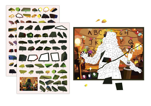 Stranger Things: The Official Color-with-Stickers Book