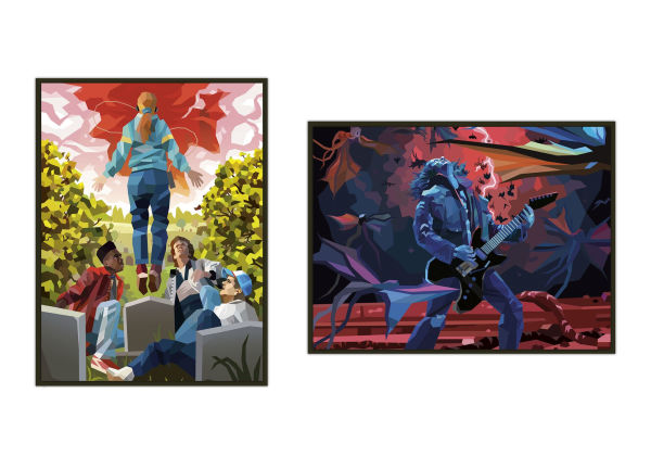 Stranger Things: The Official Color-with-Stickers Book