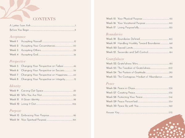 The Abundant Life Journal: A 30-Week Devotional for Mindfulness and Restoration