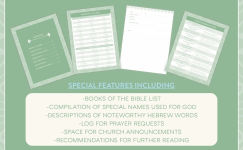 Alternative view 4 of Weekly Sermon Notes Journal: An Inspirational Notebook for Christians to Take Notes in Church, at Conferences, in Small Groups, and During Bible Studies