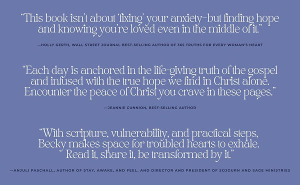 A Verse Day for the Anxious Soul: 100 Days of Peace Calm You Crave: Devotional