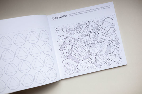 Christmas Cheer: A Christmas Coloring Book with Paper Crafts and Simple Handmade Gifts