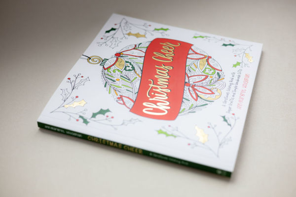 Christmas Cheer: A Christmas Coloring Book with Paper Crafts and Simple Handmade Gifts