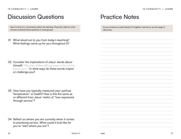 The Service Practice: A Four-Session Guide to Serve in the Way of Jesus