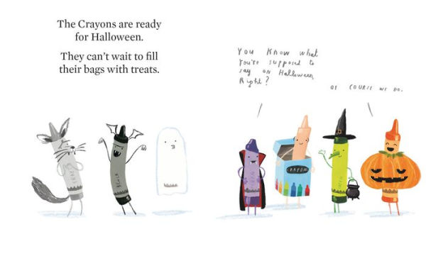 Halloween Craft The Crayons Trick or Treat Activities