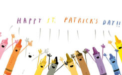 Alternative view 6 of Happy St. Patrick's Day from the Crayons