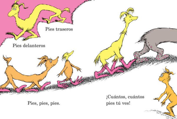 ¡Cuántos, cuántos Pies! (The Foot Book): El libro de opuestos alocados de Dr. Seuss