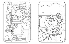 Alternative view 2 of Bluey: Fun and Games: A Coloring Book