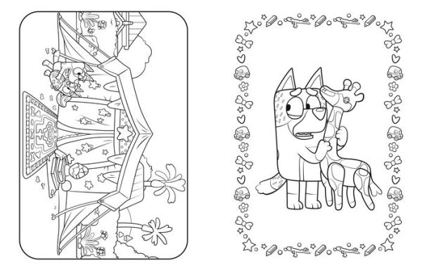 Bluey: Fun and Games: A Coloring Book