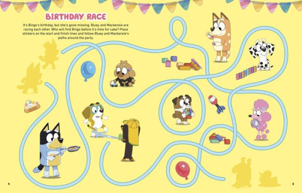 Bluey: Stickety Stick: A Sticker & Activity Book: with over 140 stickers