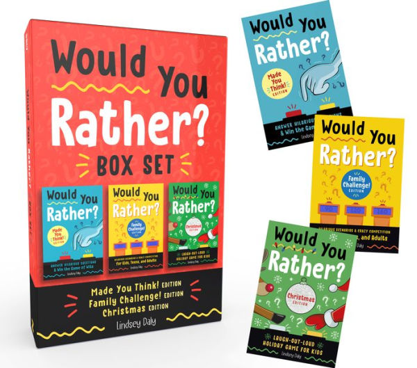 Would You Rather? Box Set: Would You Rather? Made You Think! Edition, Would You Rather? Family Challenge! Edition, Would You Rather? Christmas Edition