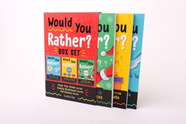 Would You Rather? Box Set: Would You Rather? Made You Think! Edition, Would You Rather? Family Challenge! Edition, Would You Rather? Christmas Edition