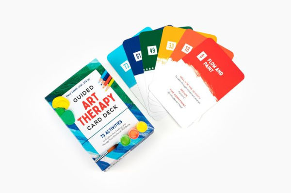 Guided Art Therapy Card Deck: 75 Activities to Explore Your Feelings and Manage Your Emotional Well-Being