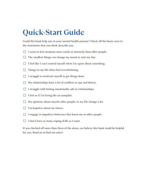 Self-Directed DBT Skills: A 3-Month DBT Workbook to Regulate Intense Emotions and Create Lasting Change with Dialectical Behavior Therapy