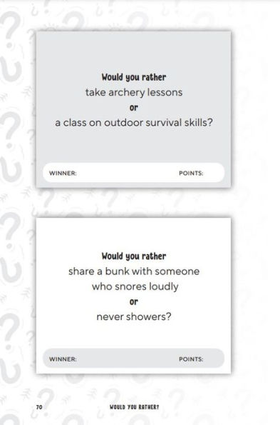 Would You Rather? Summer Edition: Laugh-Out-Loud Game for Camping, Road  Trips, and Vacation Travel