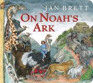 Download textbooks online free pdf On Noah's Ark: Oversized Board Book 9780593695739 in English by Jan Brett