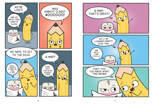 Pencil & Eraser: Lost and Frown!: An Early Reader Graphic Novel