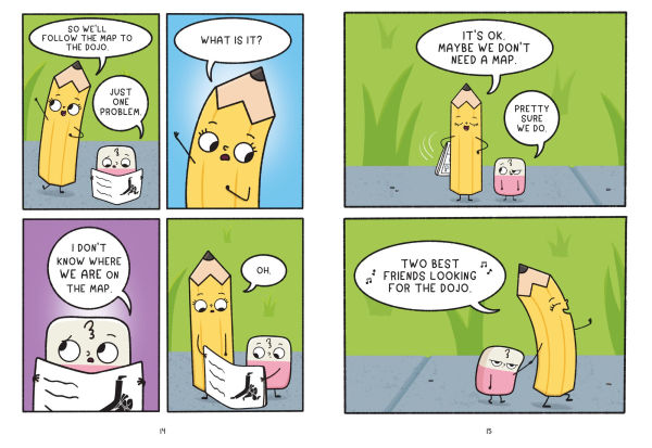 Pencil & Eraser: Lost and Frown!: An Early Reader Graphic Novel