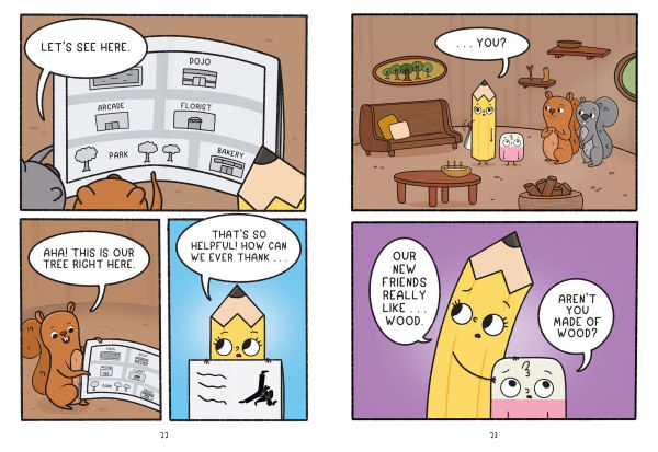 Pencil & Eraser: Lost and Frown!: An Early Reader Graphic Novel