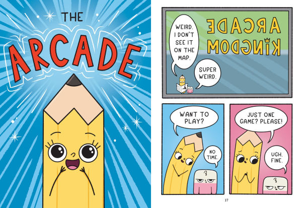 Pencil & Eraser: Lost and Frown!: An Early Reader Graphic Novel