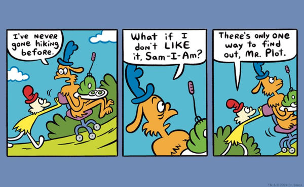 Dr. Seuss Graphic Novel: Green Eggs and Ham Take A Hike: Story