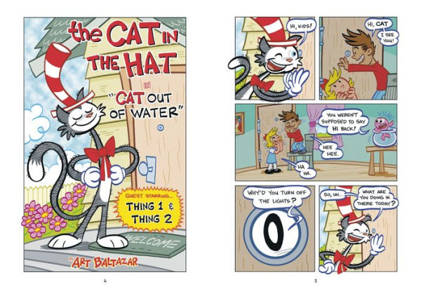 Dr. Seuss Graphic Novel: Cat Out of Water: A the Hat Story
