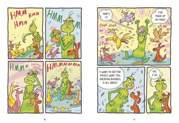 Dr. Seuss Graphic Novel: The Grinch Takes A Vacation: Story