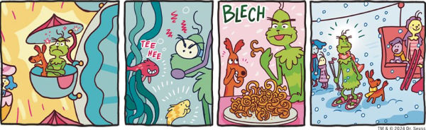 Dr. Seuss Graphic Novel: The Grinch Takes A Vacation: Story