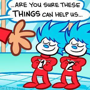 Dr. Seuss Graphic Novel: Thing One and Two Have Homework to Do: A Cat the Hat Story