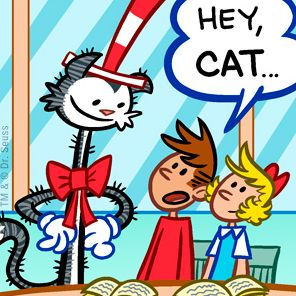 Dr. Seuss Graphic Novel: Thing One and Two Have Homework to Do: A Cat the Hat Story