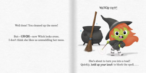 There's a Witch in Your Book: An Interactive Book For Kids and Toddlers