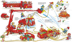 Alternative view 3 of Richard Scarry's Cars and Trucks and Things That Go: 50th Anniversary Edition