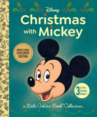 Disney Little Golden Books: Christmas With Mickey (B&N Exclusive Edition)