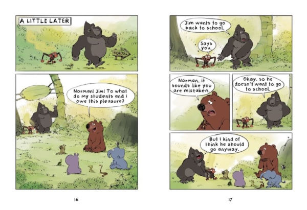 Grumpy Monkey School Stinks!: A Graphic Novel