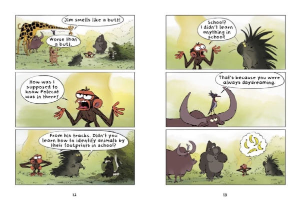 Grumpy Monkey School Stinks!: A Graphic Novel