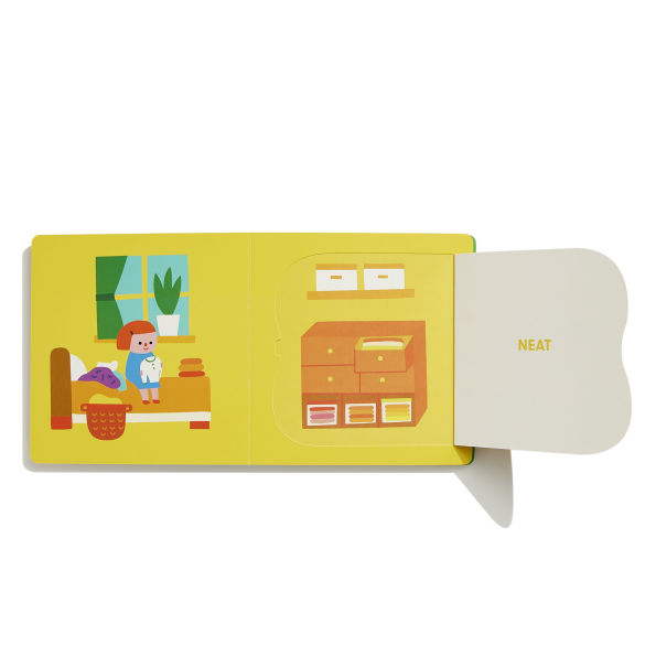 Messy or Neat?: A Lift-the-Flap Book: A Home Edit Board Book for Kids