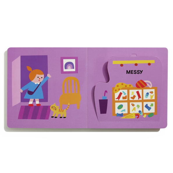 Messy or Neat?: A Lift-the-Flap Book: A Home Edit Board Book for Kids