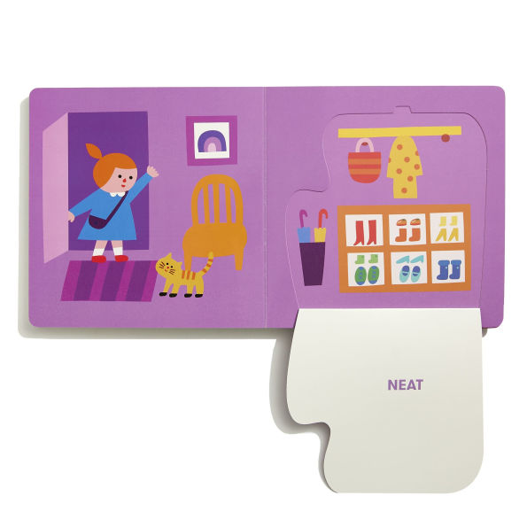 Messy or Neat?: A Lift-the-Flap Book: A Home Edit Board Book for Kids