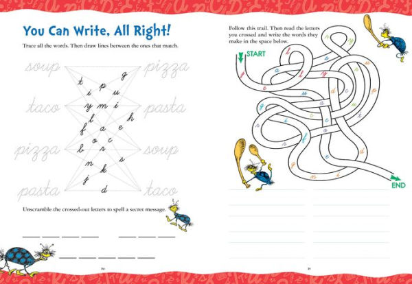 Dr. Seuss Cursive Workbook: Beginner Cursive Handwriting for Kids