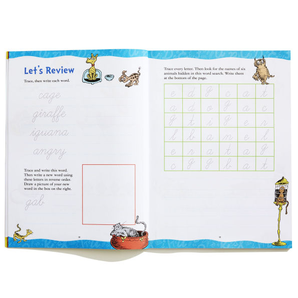 Dr. Seuss Cursive Workbook: Beginner Cursive Handwriting for Kids