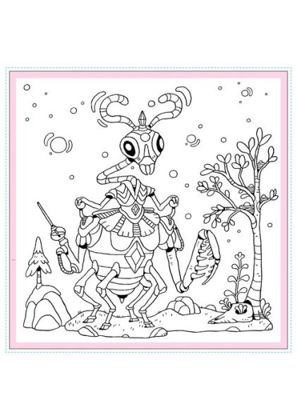 The Lost Forest: A Coloring Book