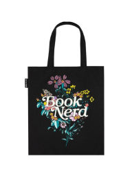 Title: Book Nerd Floral Tote Bag, Author: Out of Print