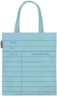 Library Card Tote, Light Blue (Exclusive)