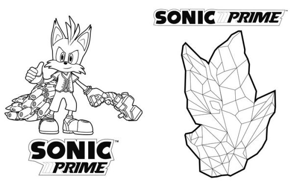 The Ultimate Sonic Prime Coloring Book