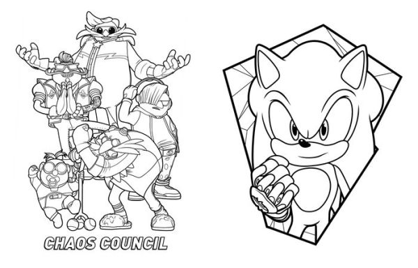 The Ultimate Sonic Prime Coloring Book