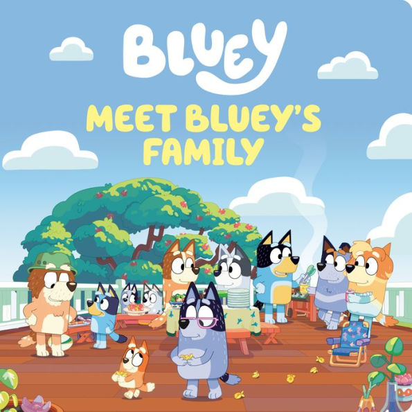 Meet Bluey's Family: A Tabbed Board Book